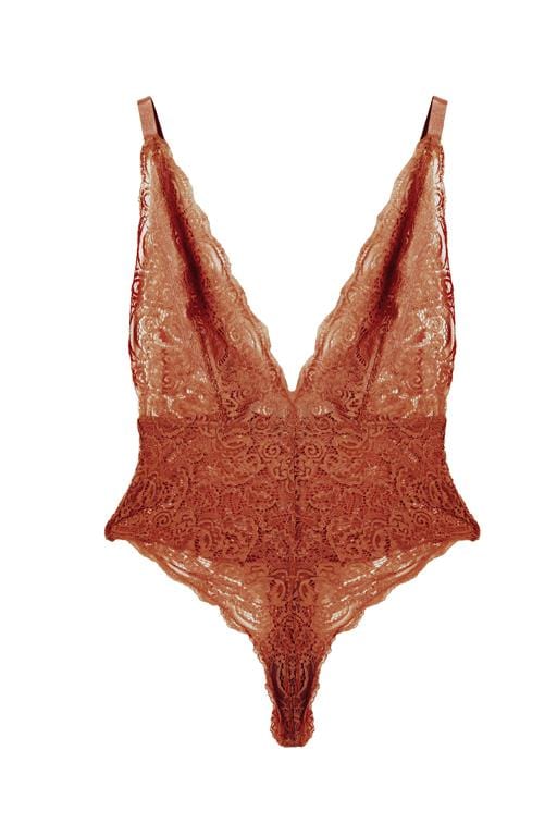 Ariana Lace Bodysuit - Ginger