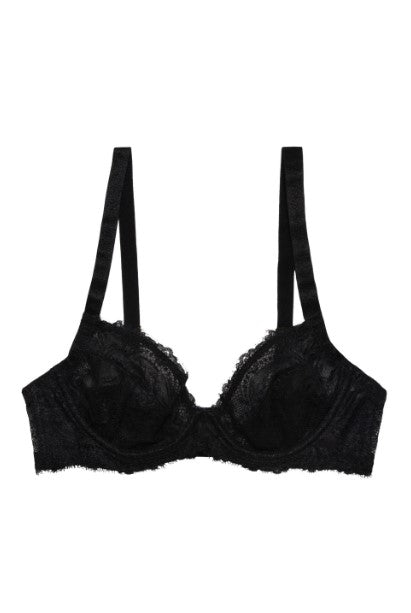 Ariana Everyday Lace Bra Full Coverage - Black