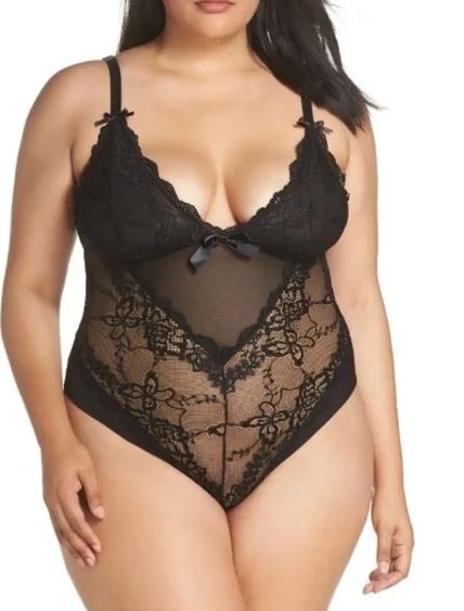 Valentine Bodysuit - Black