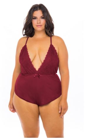 Patrice Teddy Bodysuit - Rhubarb